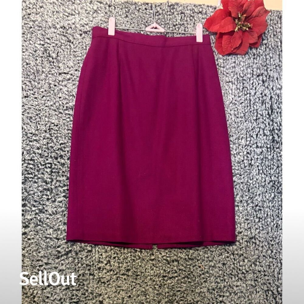Claude Women's Pink Knee Length Pencil Skirt Size 11 Casual